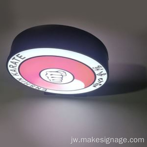 Kothak lampu akrilik kanggo toko